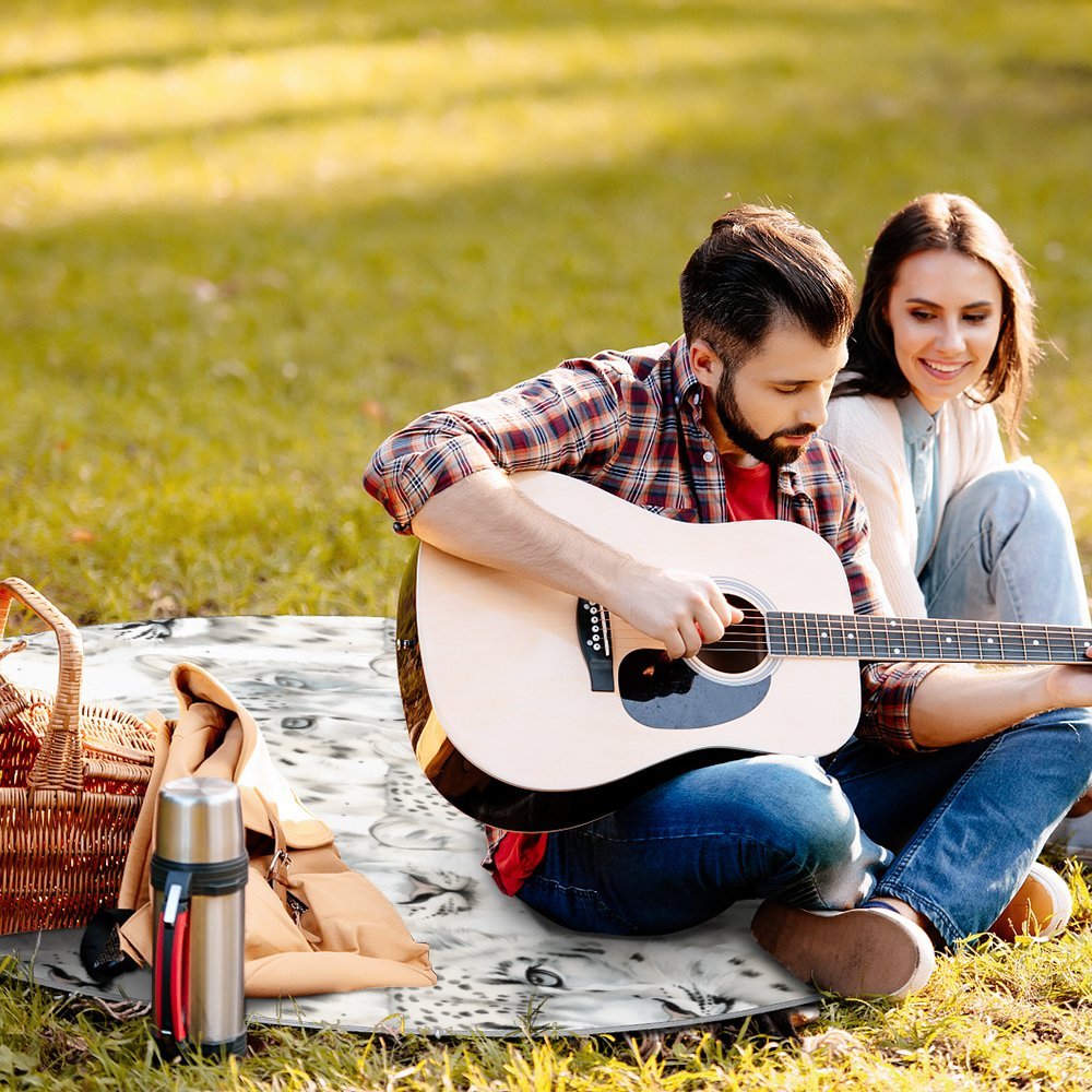 Round Picnic Mat Round outdoor picnic mat