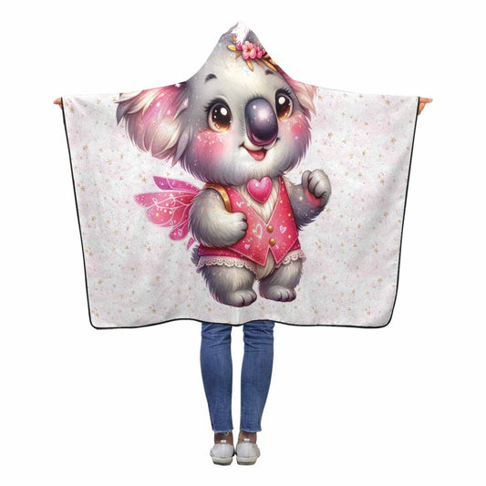 Australian Animal Koala Fiary Awd1326  Hooded Blanket 60&#039;&#039;x50&#039;&#039;