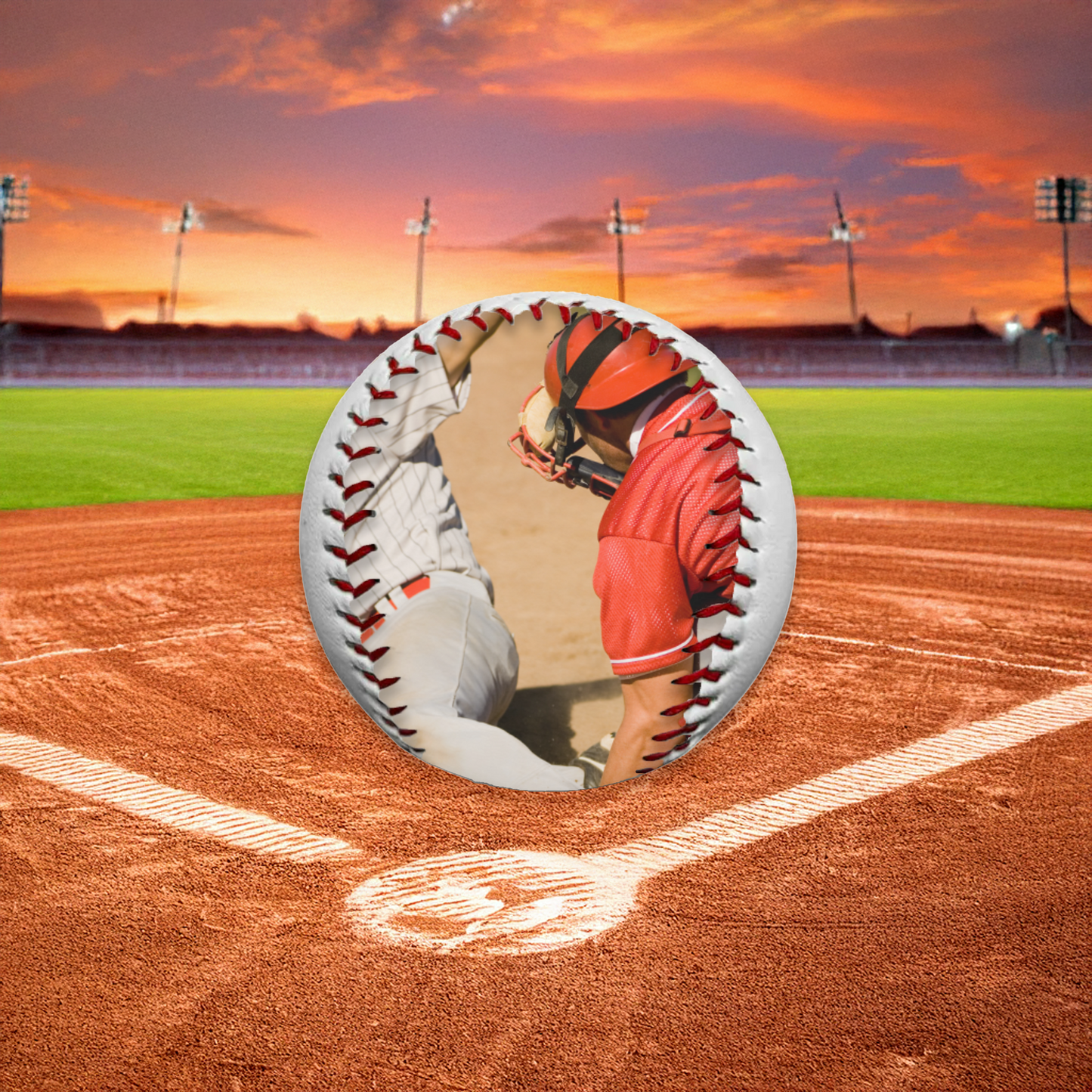 Personalised Baseball, Hustle, Hit and Steal it's how we Seal the Deal!