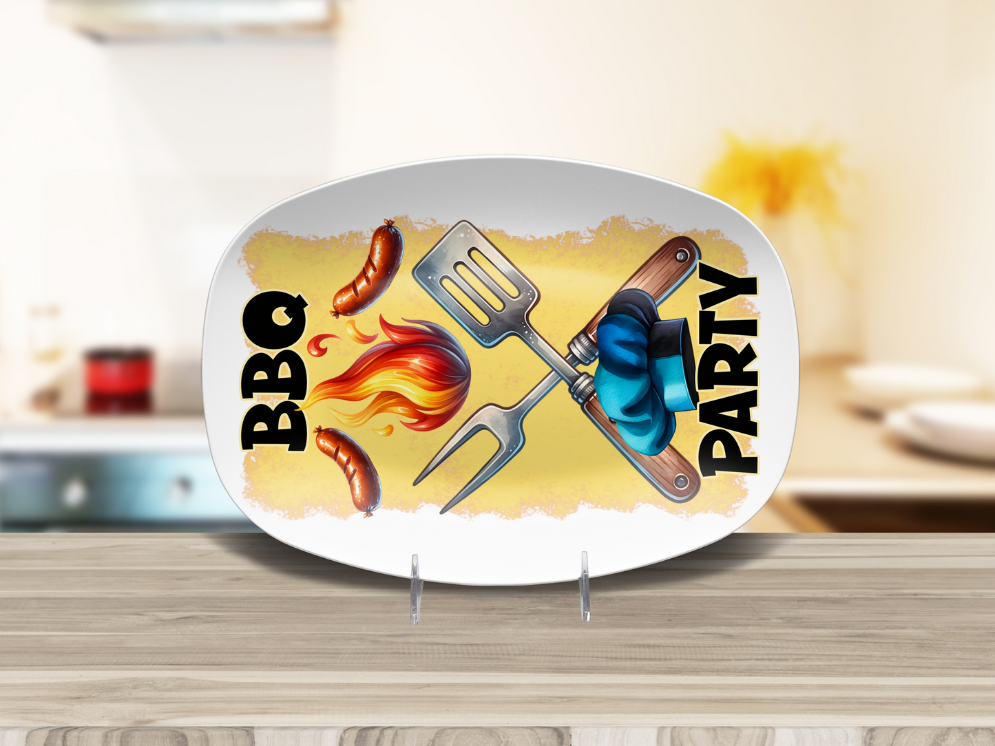 BBQ Party 10"x14" Platter