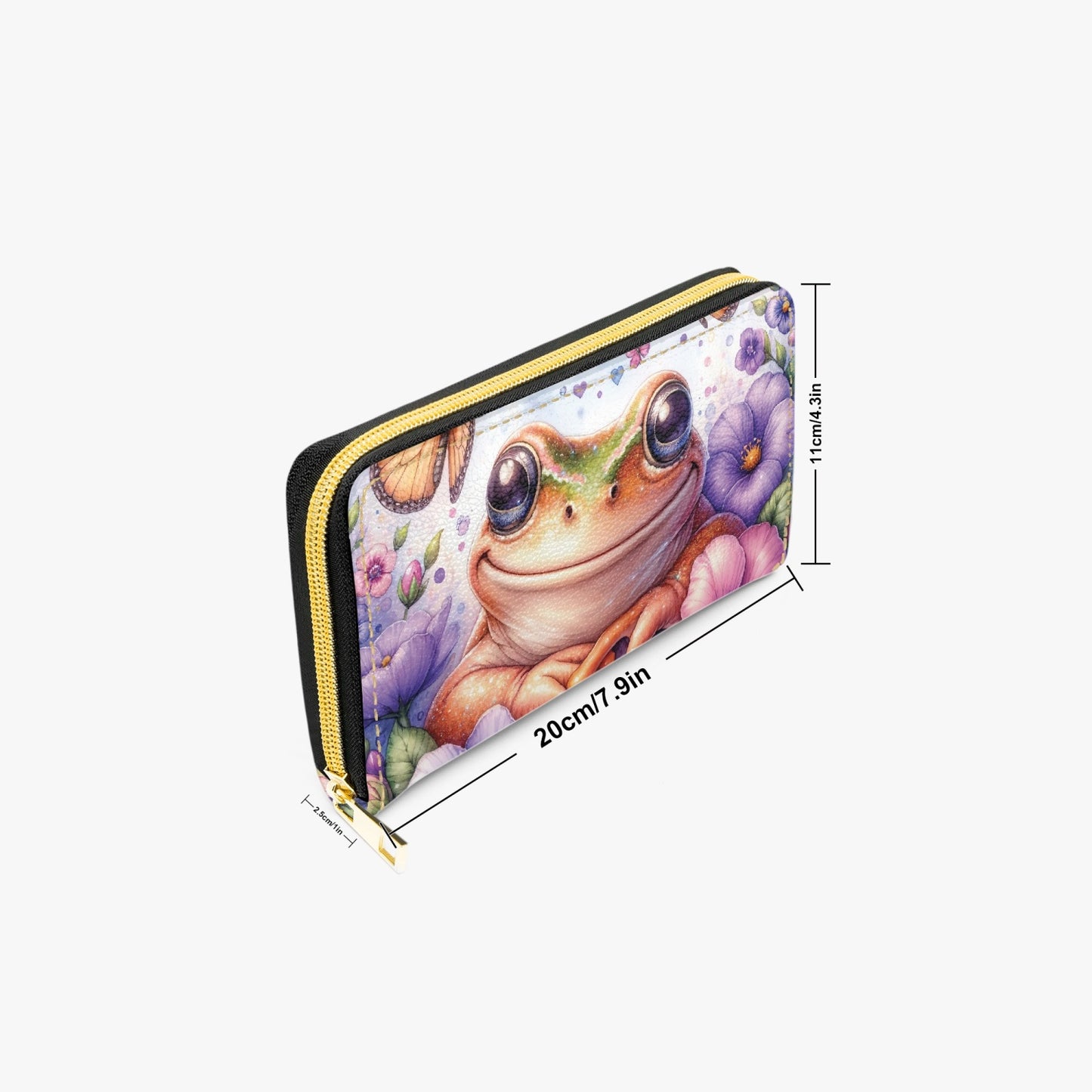 Long Type Zipper Purse - Frog