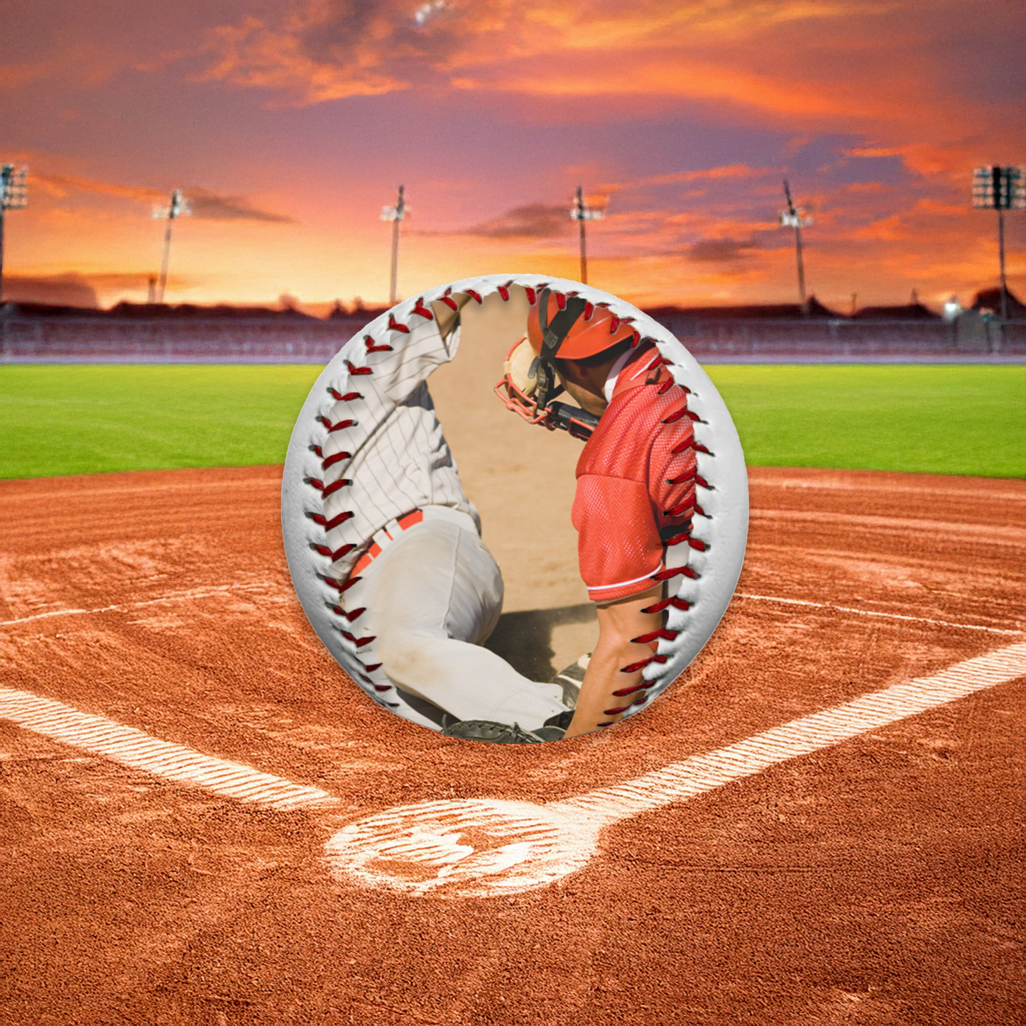Personalised Baseball, Hustle, Hit and Steal it's how we Seal the Deal!