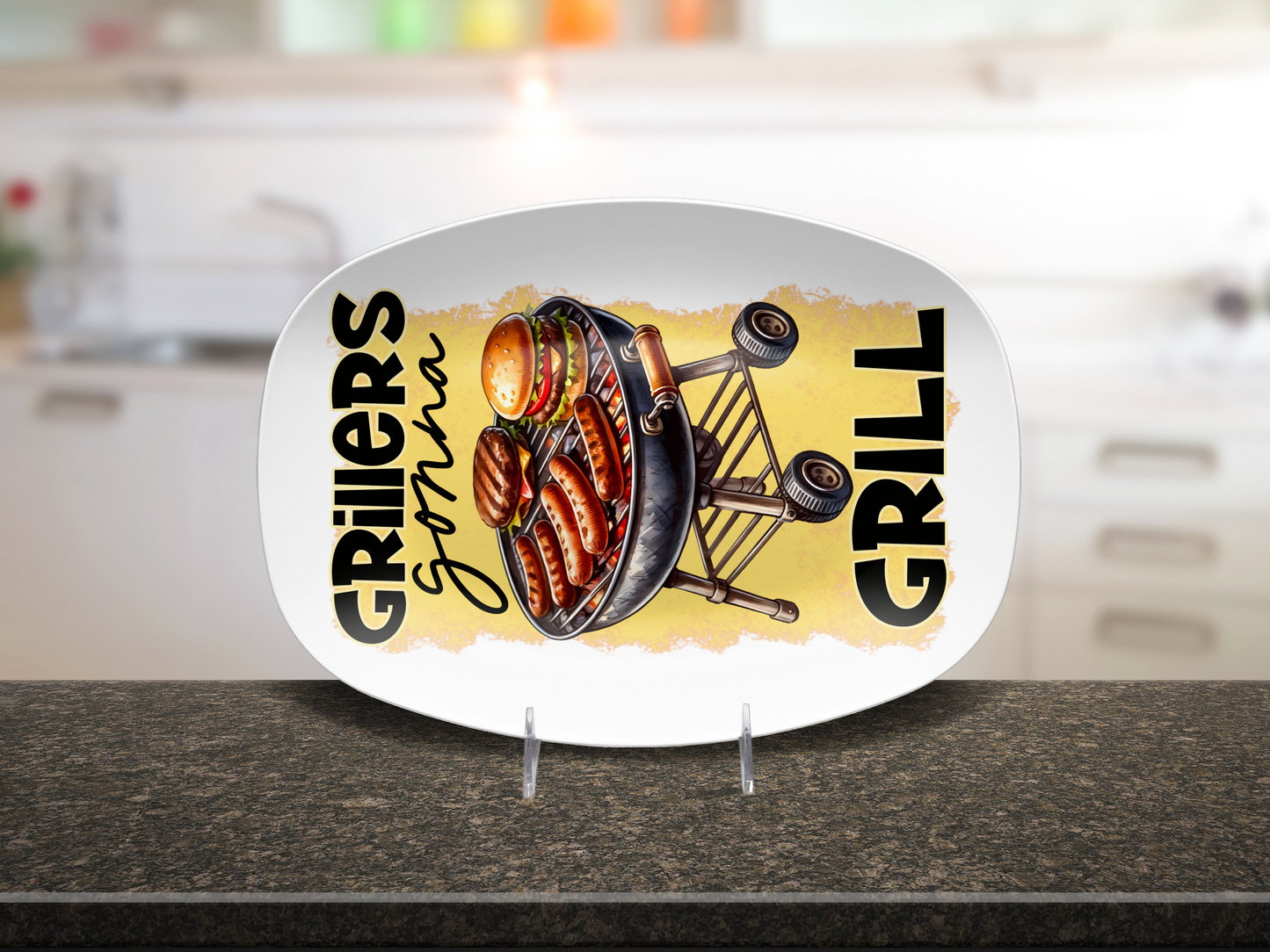 Grillers Gonna Grill 10"x14" Platter