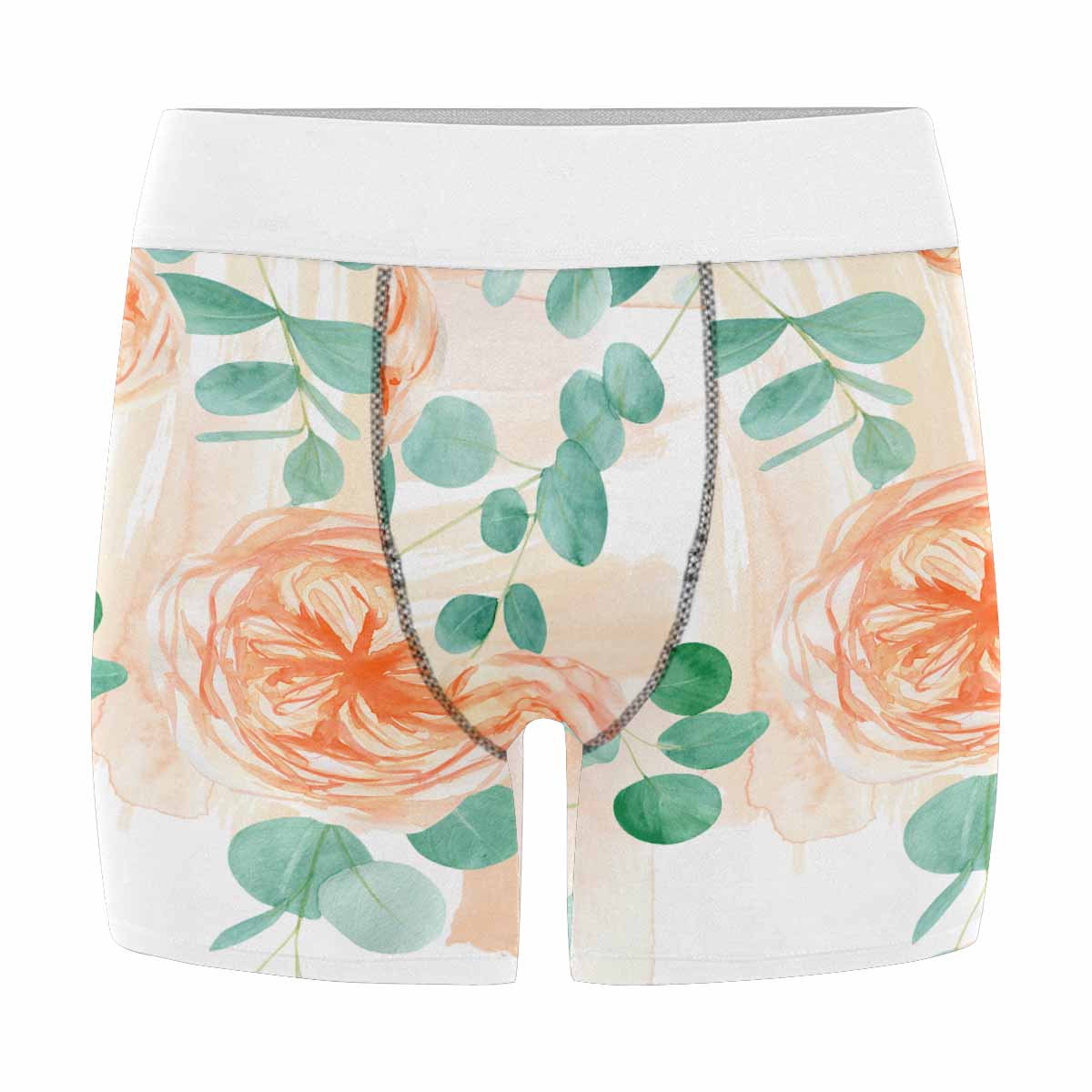 Roses and Eucalyptus Men's All Over Print Boxer Briefs (Made In AUS)