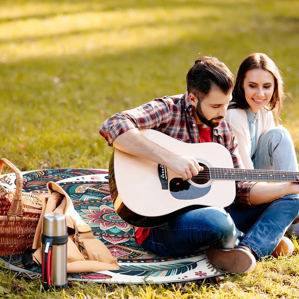 Round Picnic Mat Round outdoor picnic mat