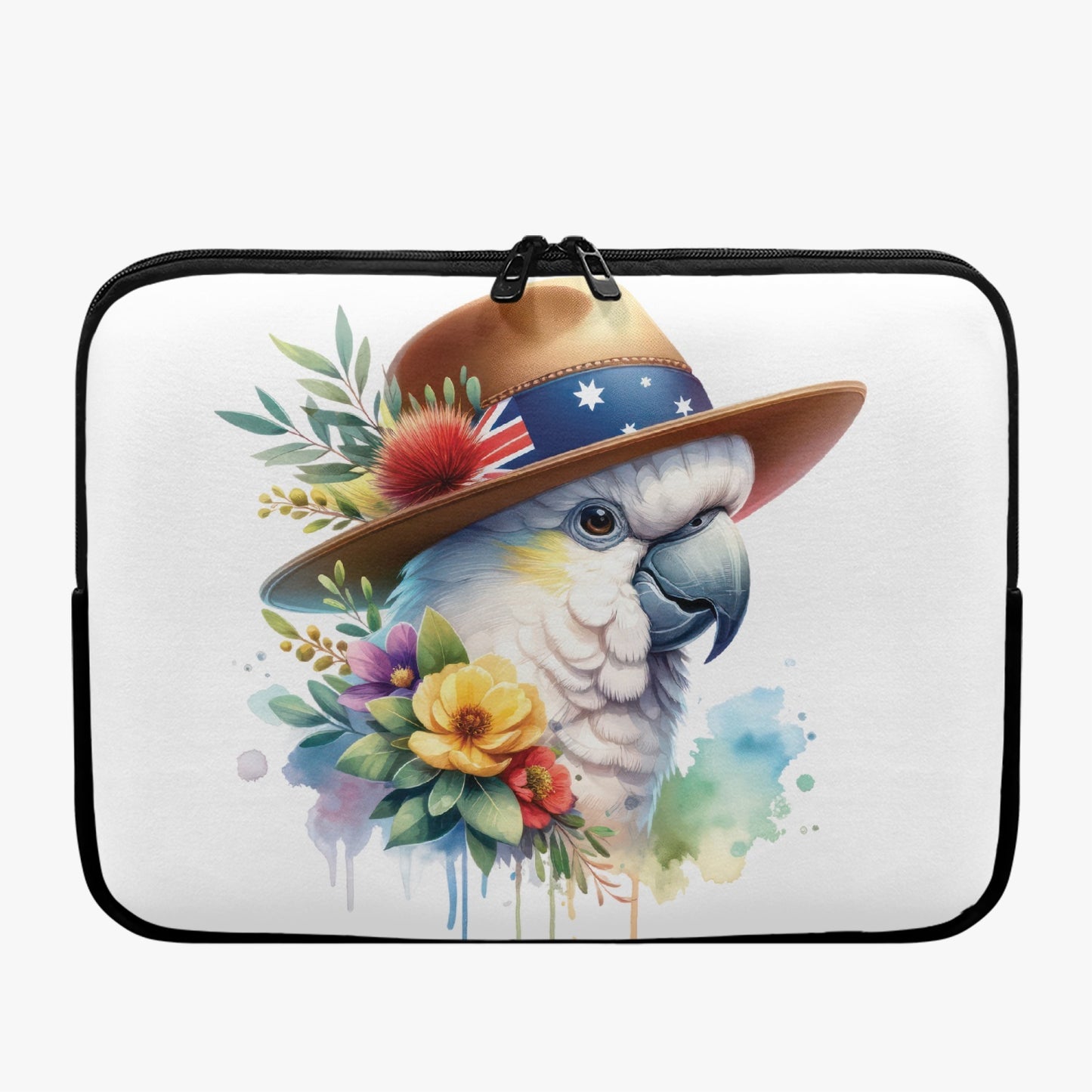 Laptop Sleeve - without handles - Australian Animals - Cockatoo