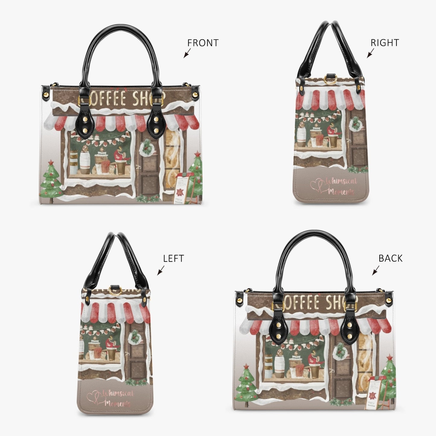 Women's Tote Bag - Magical Christmas - Coffee Shop