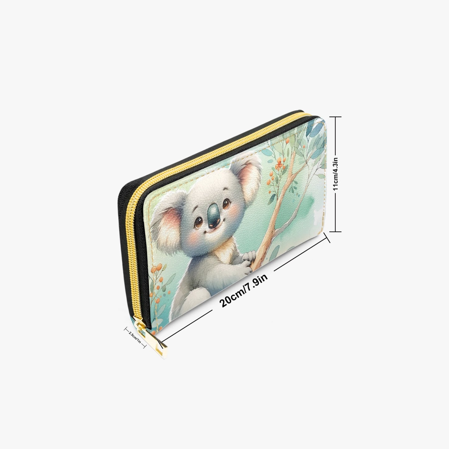 Long Type Zipper Purse - Koala