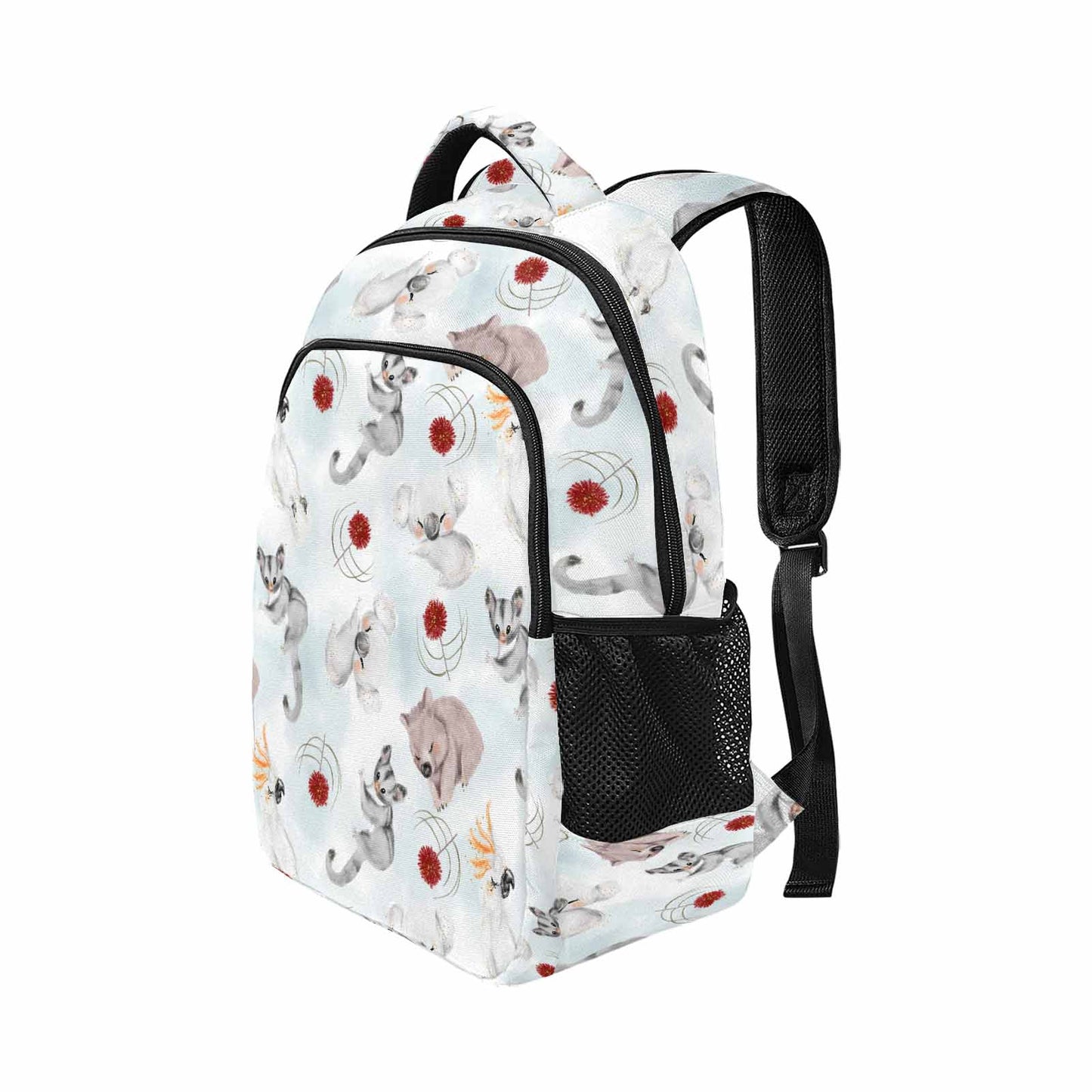 Australian Animals Koala, Sugar Glider, Wombat  Multifunction Backpack (1731)