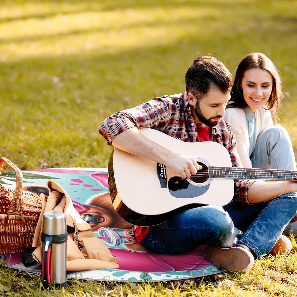 Round Picnic Mat Round outdoor picnic mat