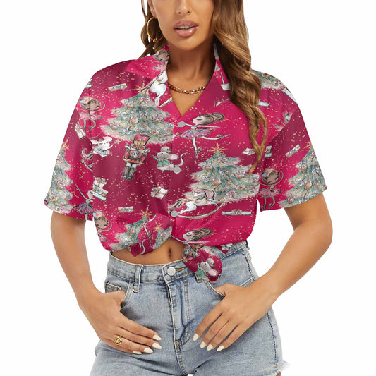 Red Christmas Women's Hawaiian Shirt