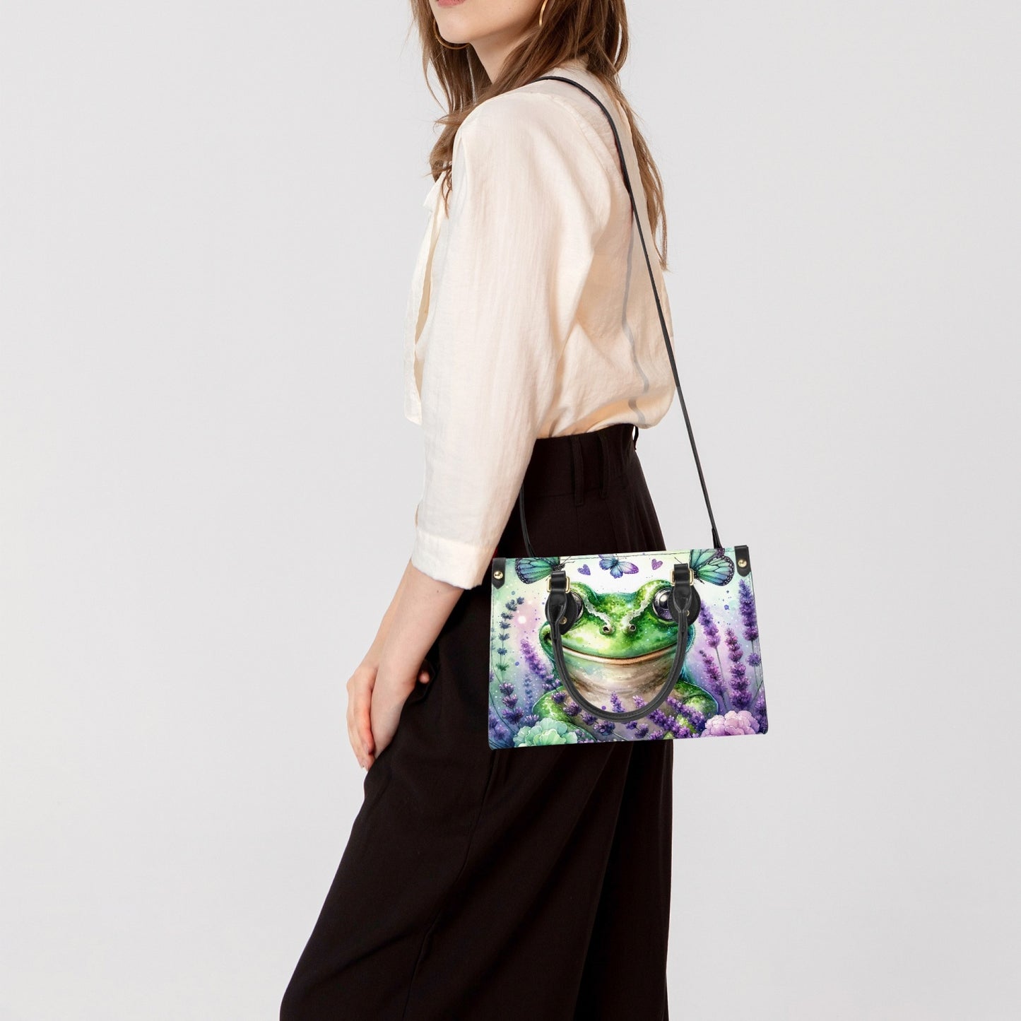 Women's Tote Bag - Long Strap Frog