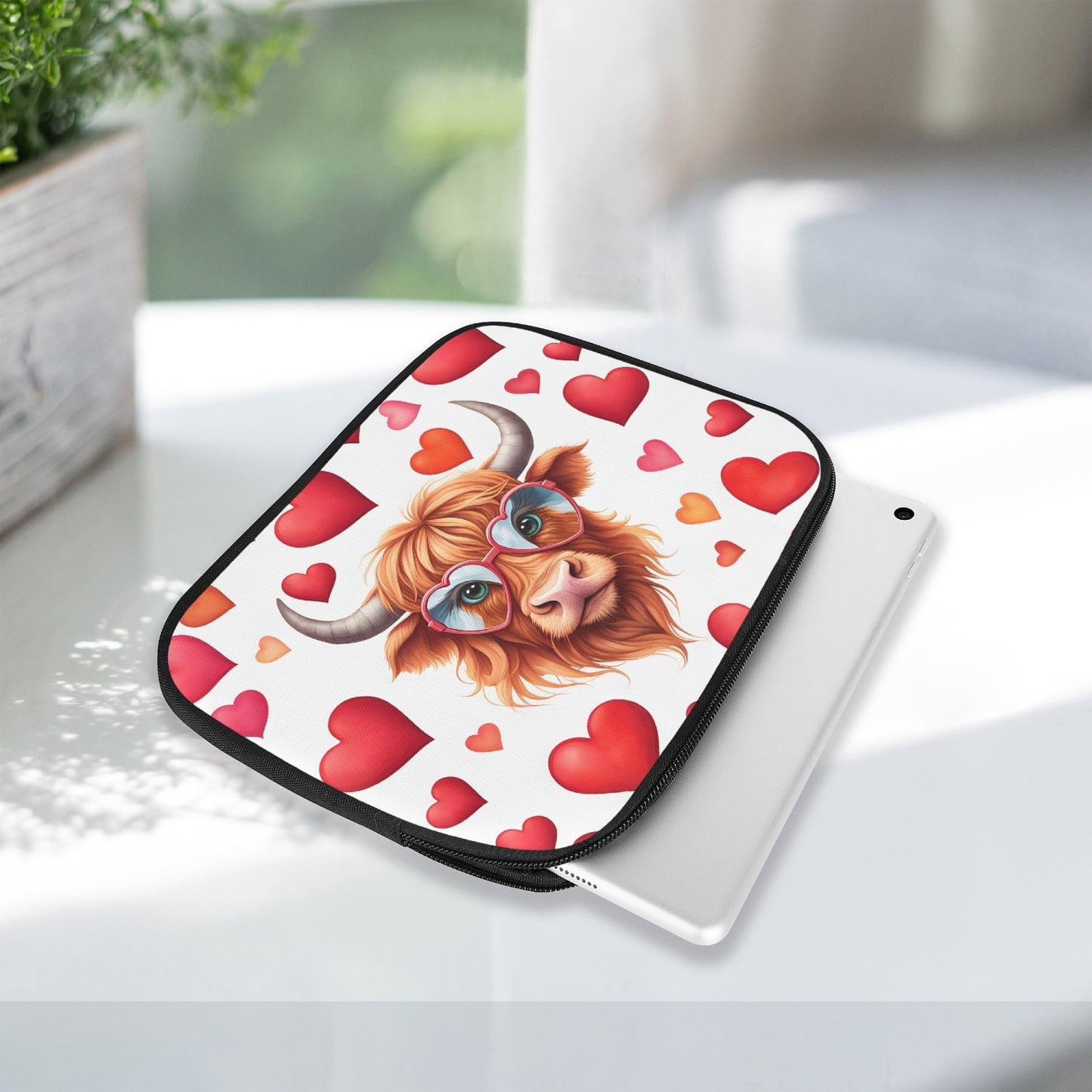 Tablet Sleeve - Highland Cow