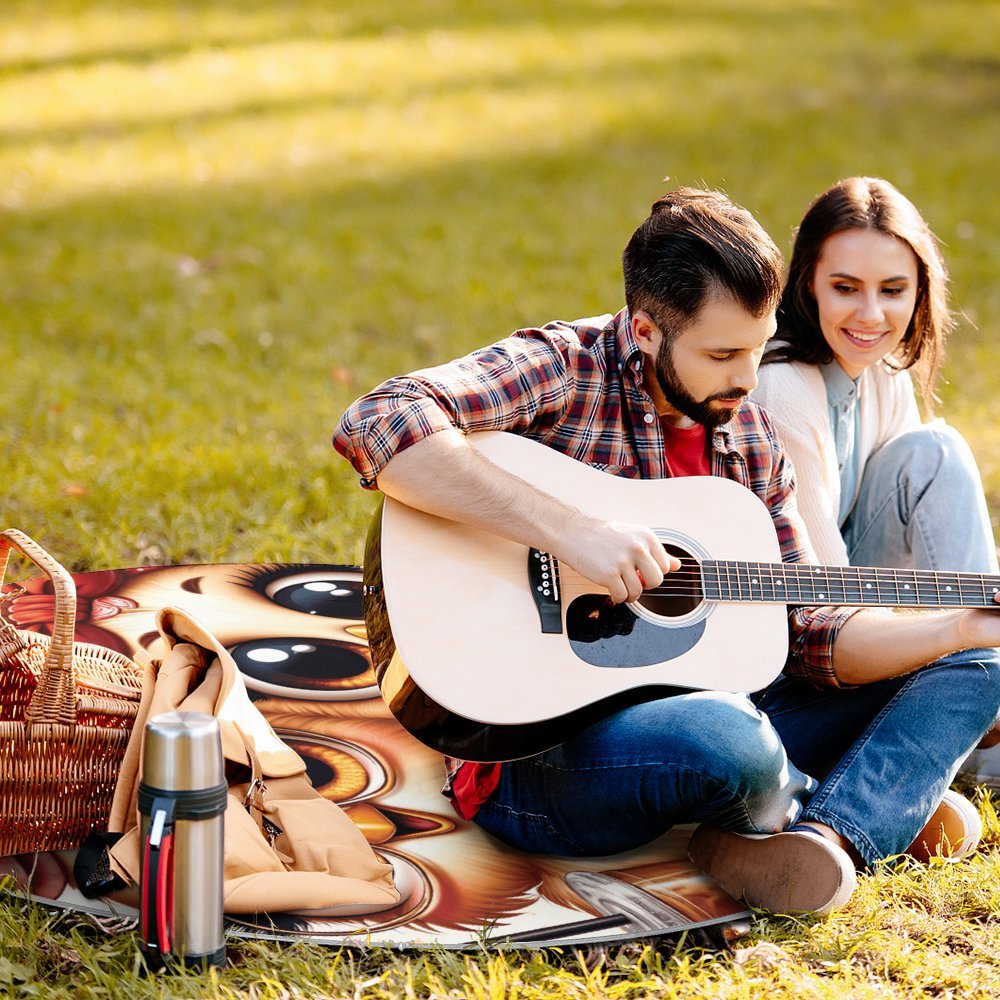 Round Picnic Mat Round outdoor picnic mat