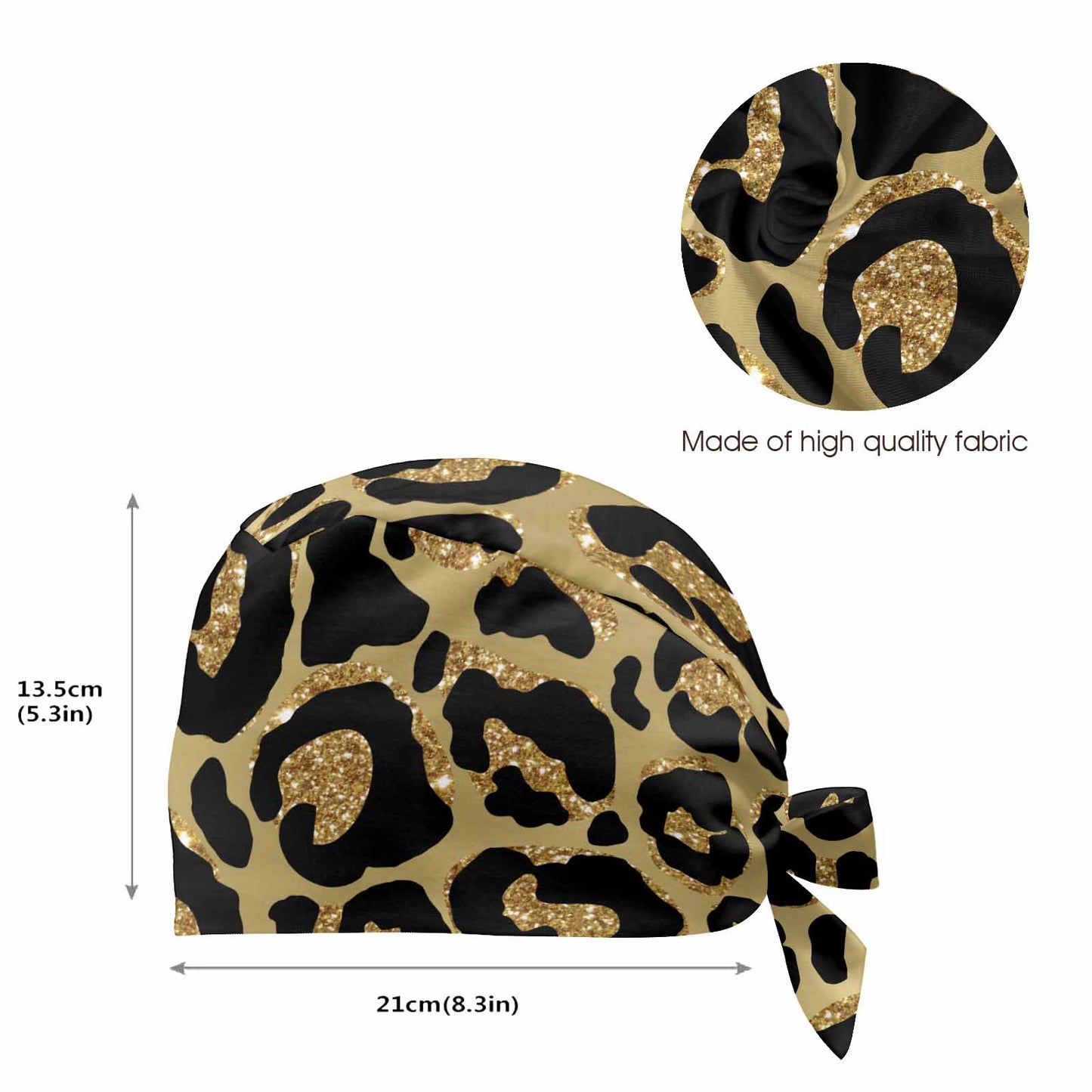 Nurse Scrub Cap Animal Print 8  Scrub Cap