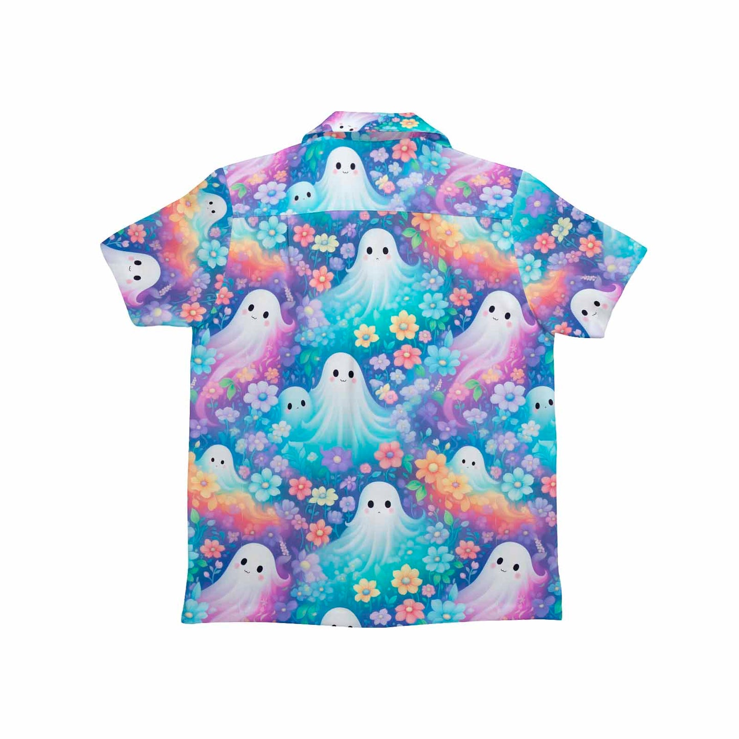 Pastel Halloween Little Boys Hawaiian Shirt