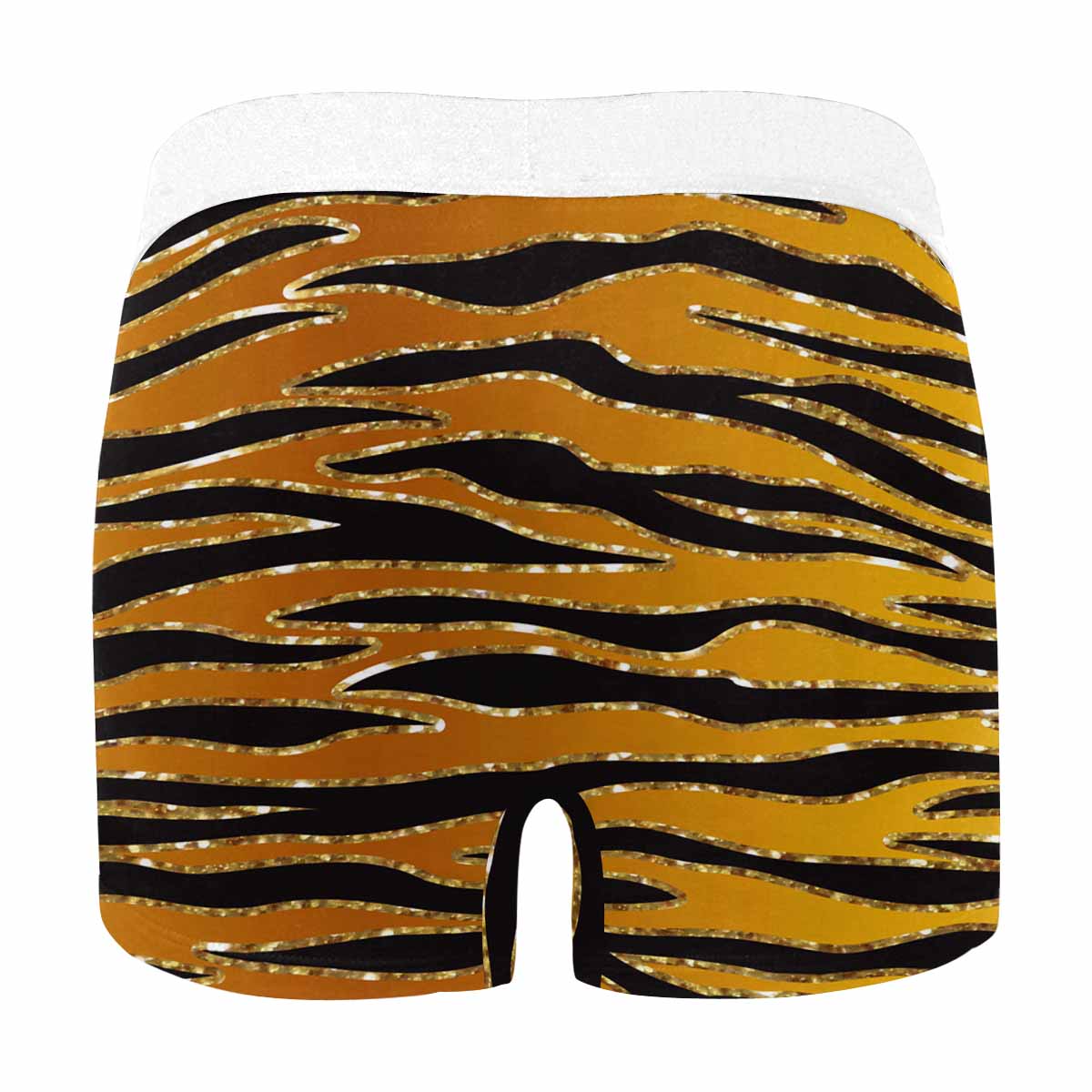 Glitter Look Gold Animal Men's All Over Print Boxer Briefs (Made In AUS)