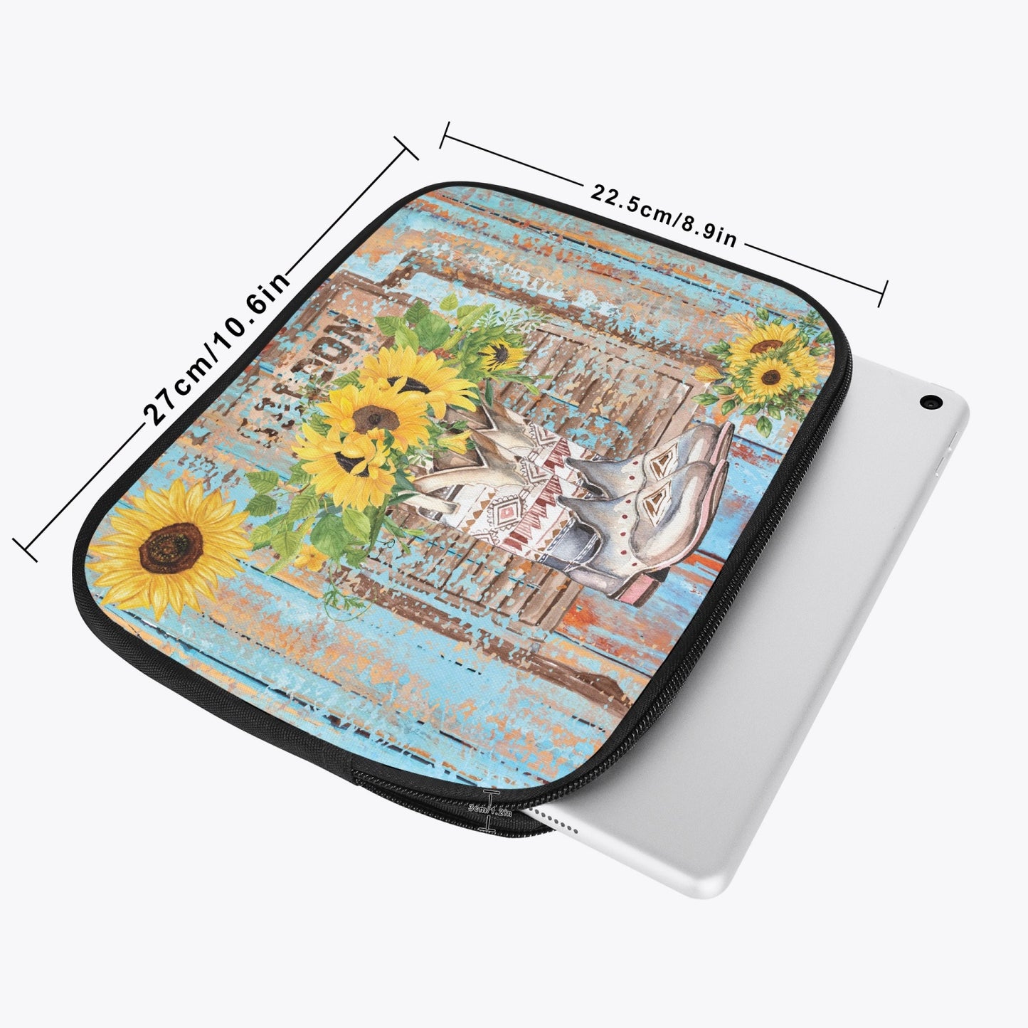 Tablet Sleeve - Country and Western, Cowboy Boots, awd-667