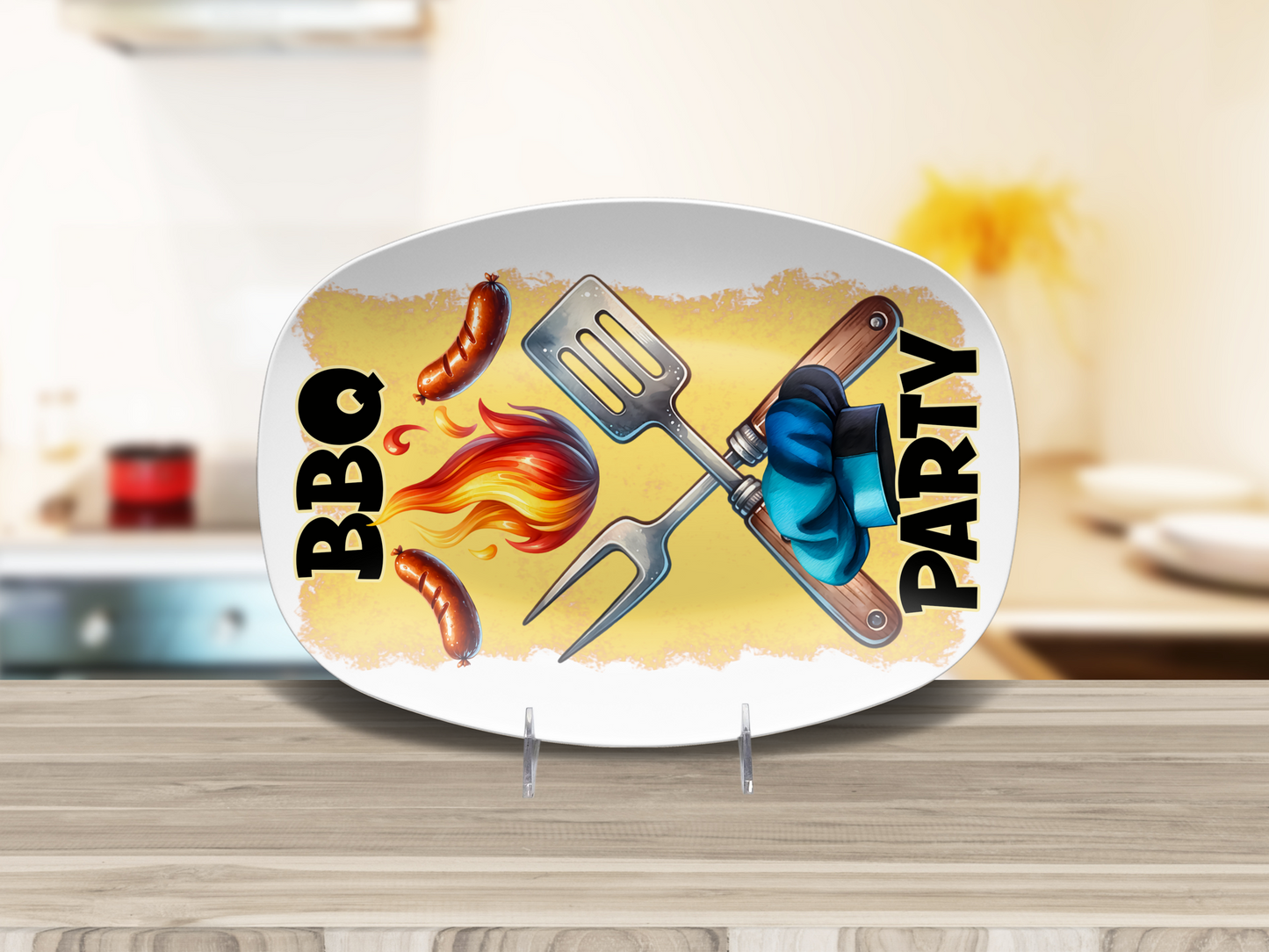 BBQ Party 10"x14" Platter