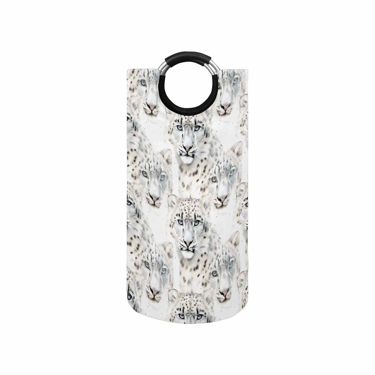 Leopard  Round Laundry Basket