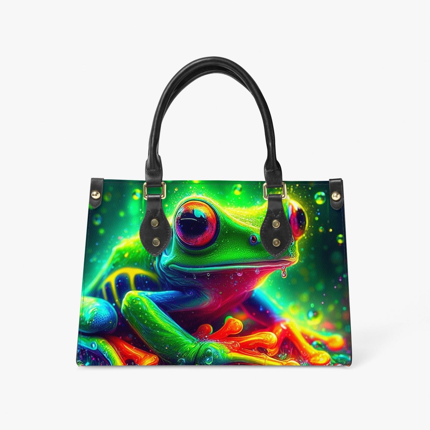 Women's Tote Bag - Long Strap - Frog