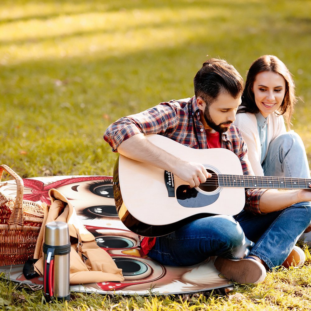 Round Picnic Mat Round outdoor picnic mat