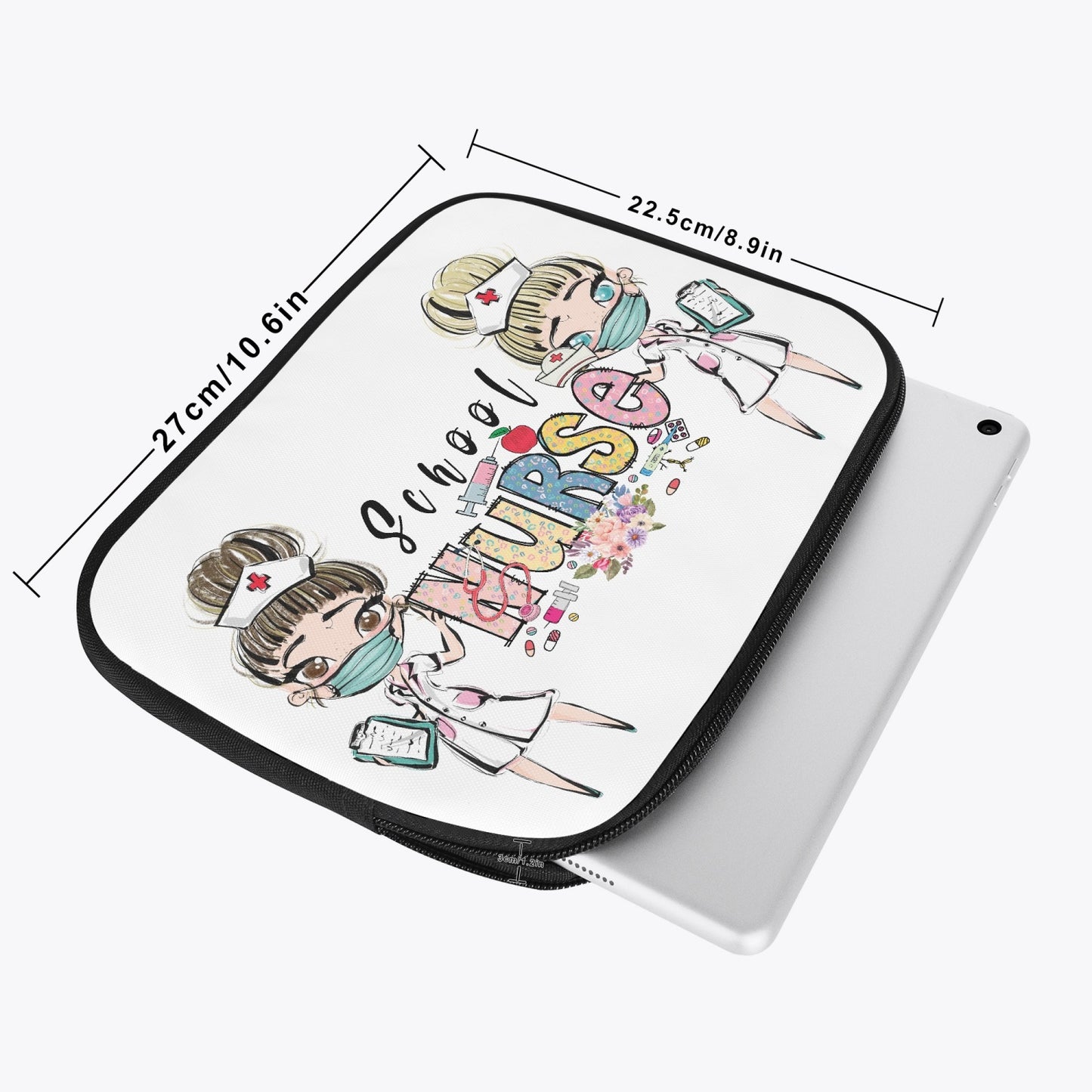 Tablet Sleeve - School Nurse, awd-636