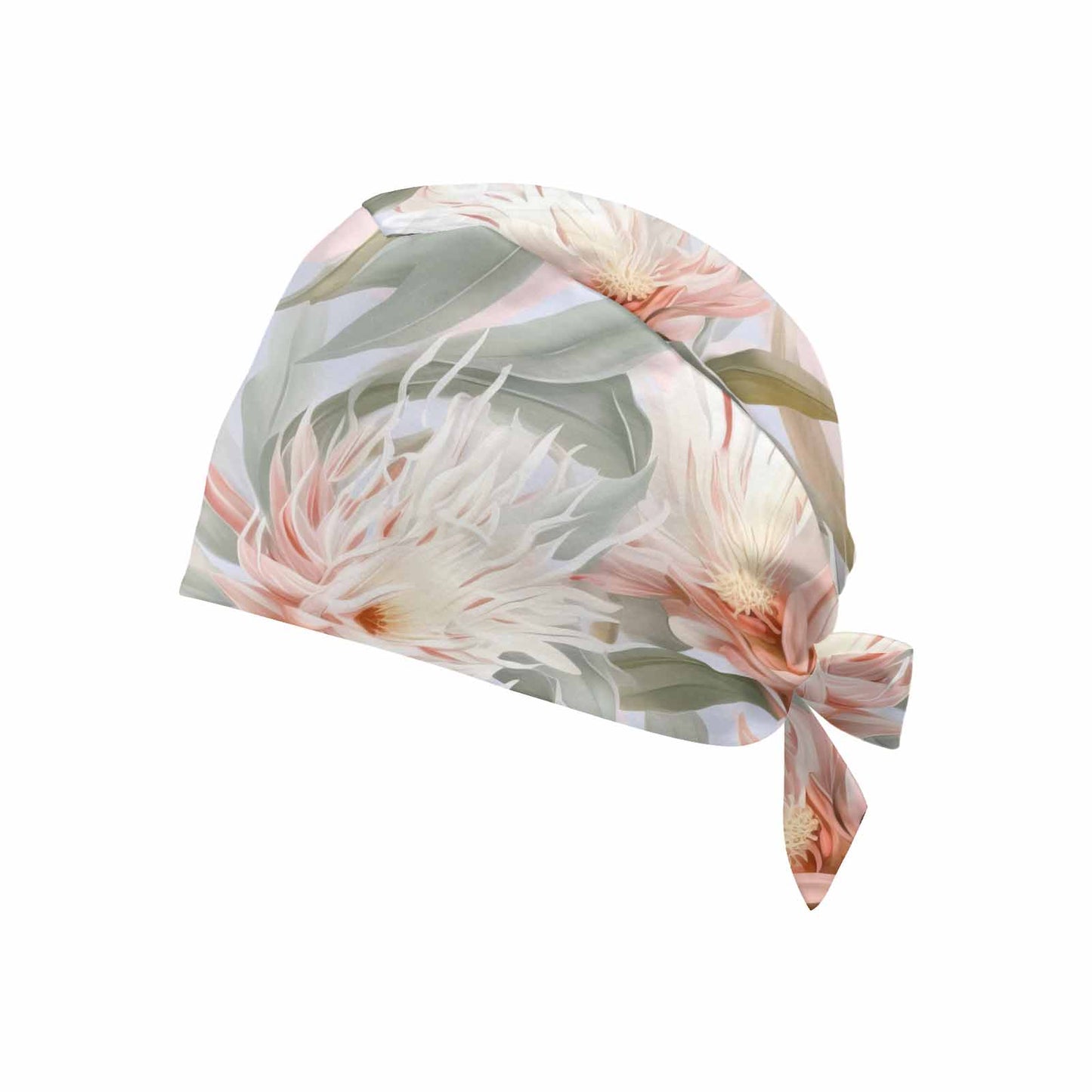 Nurse Scrub Cap Australian Floral 5  Scrub Cap