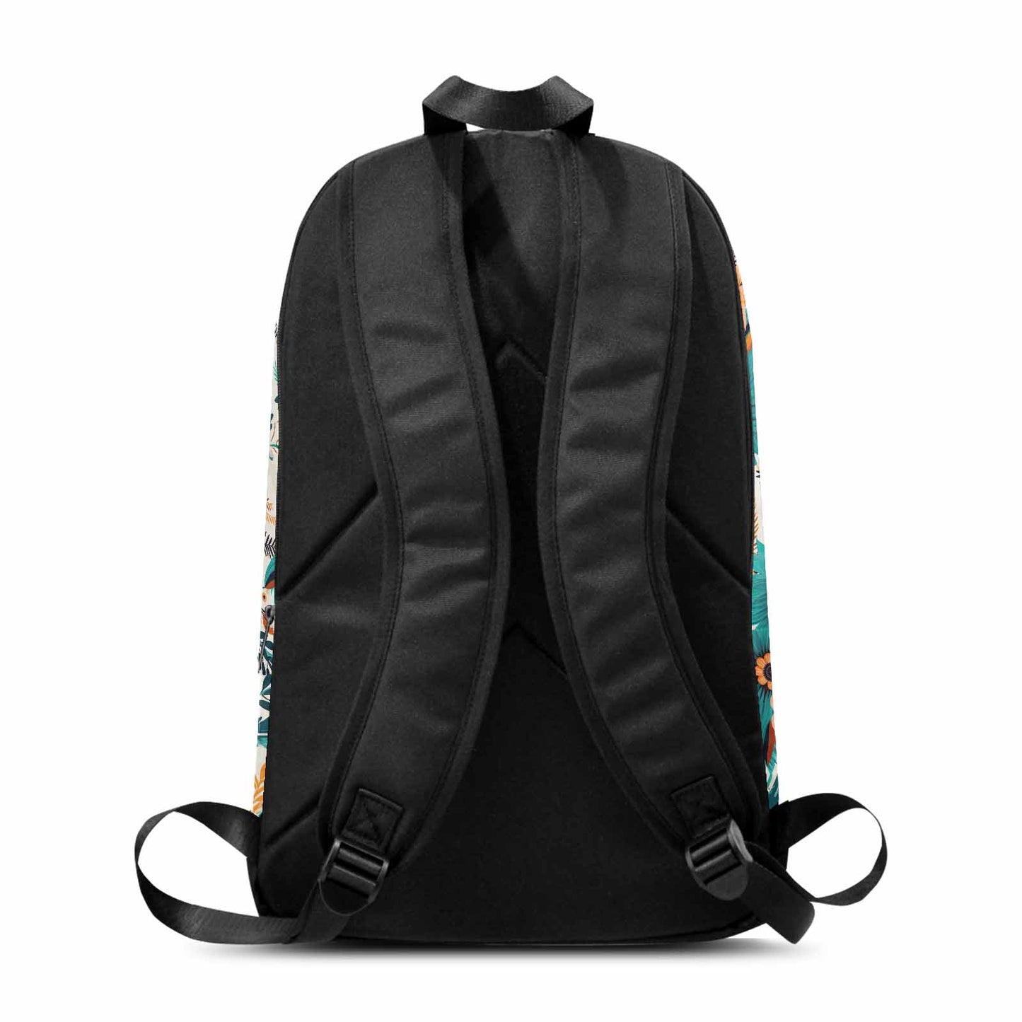 Boho Retro Floral Adult Casual Backpack