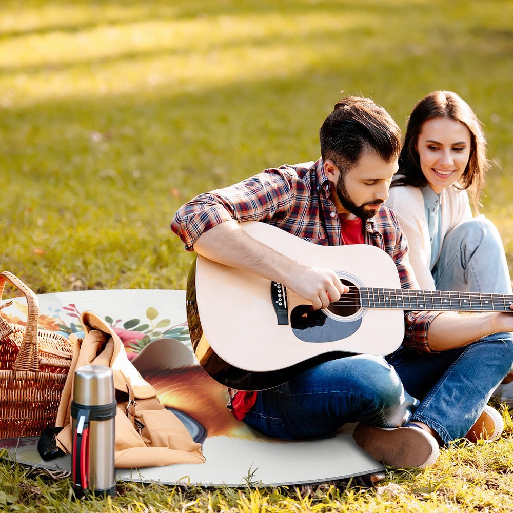 Round Picnic Mat Round outdoor picnic mat