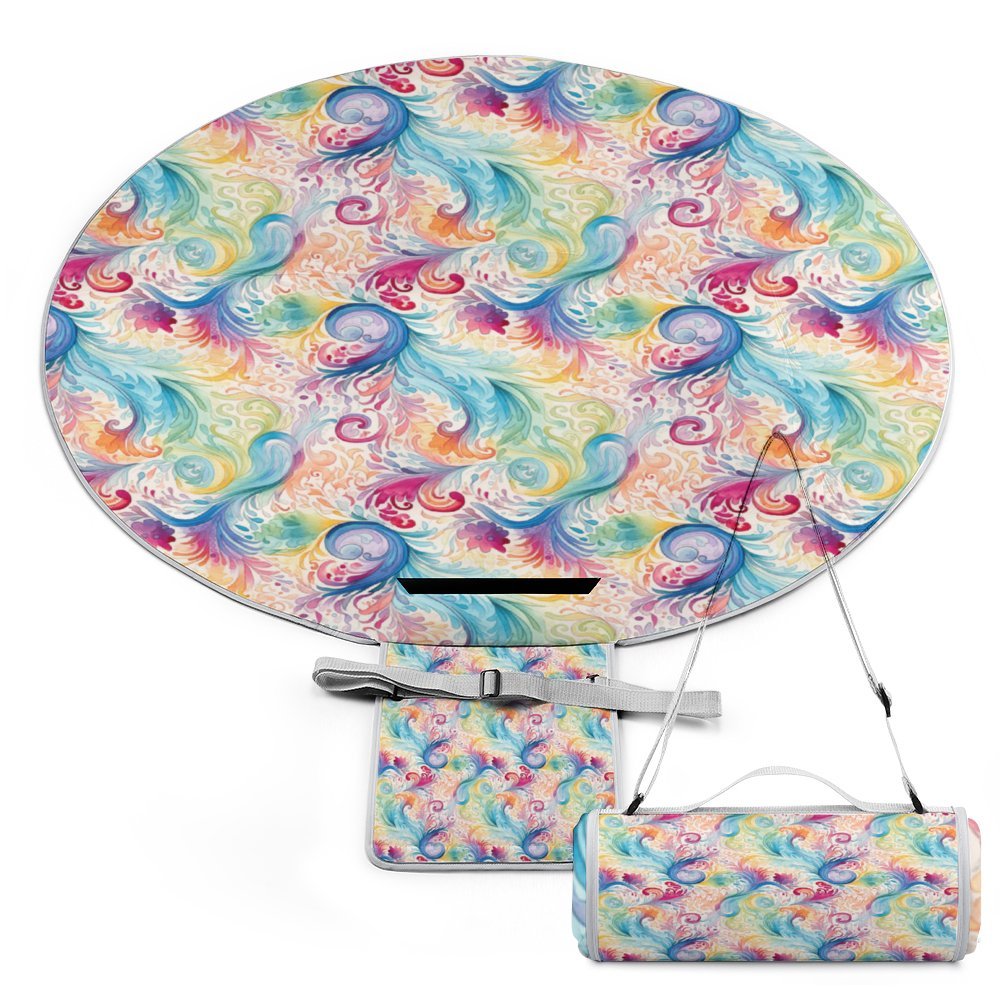 Round Picnic Mat Round outdoor picnic mat