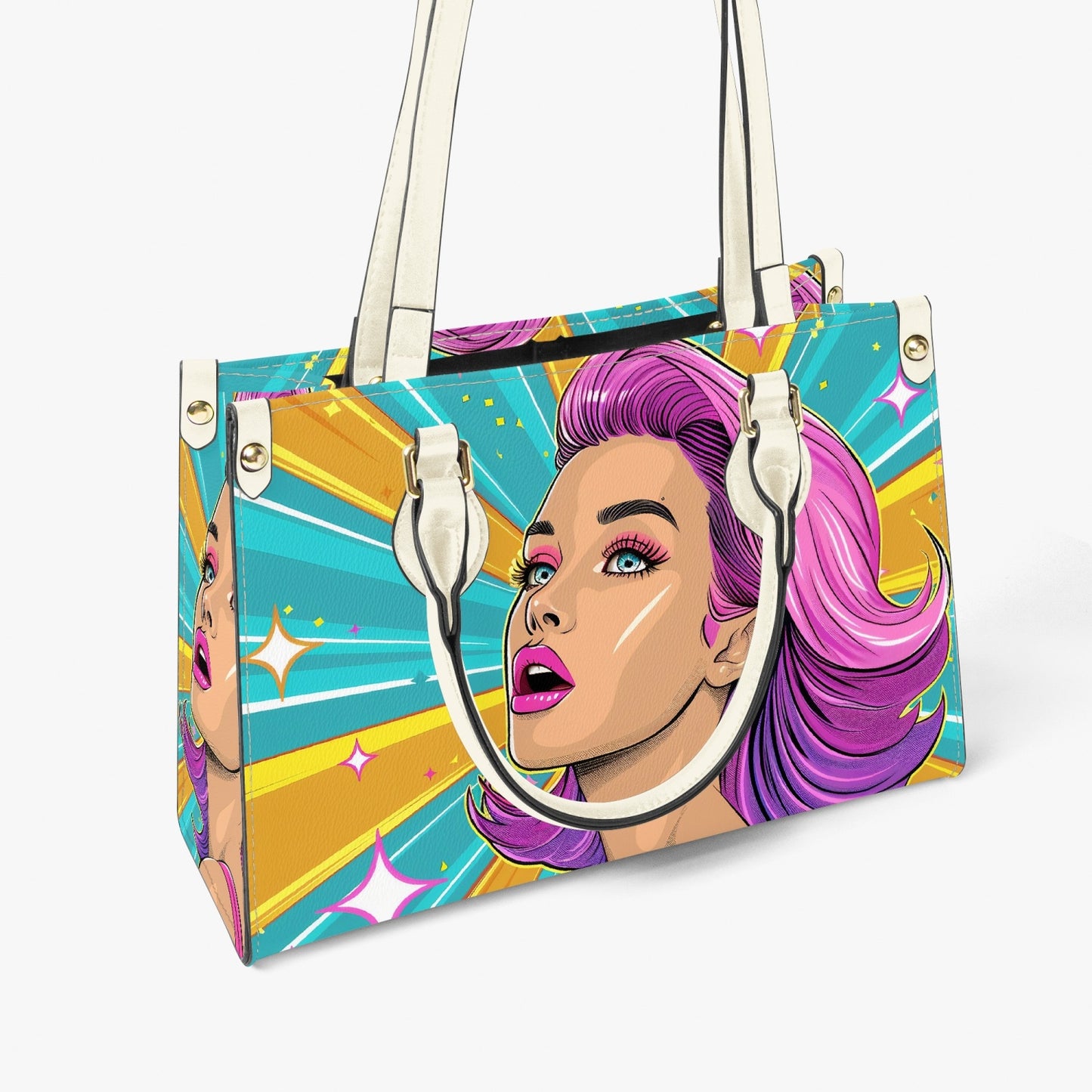 Women's Tote Bag - Long Strap - Pop Art