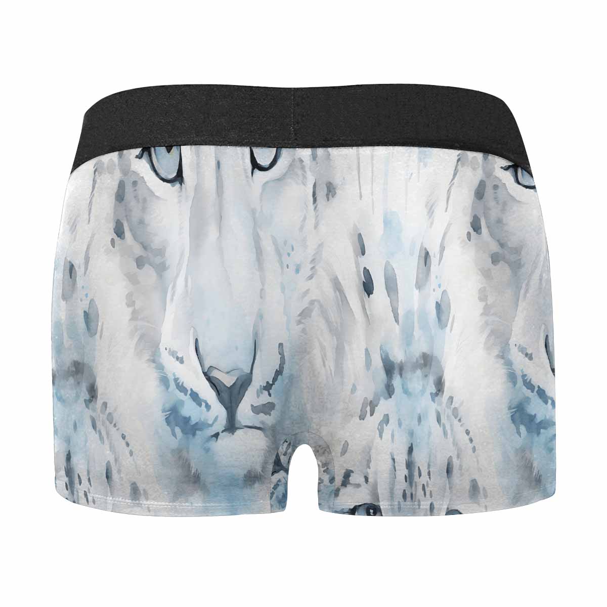 White Leopard AUS Men's All Over Print Boxer Briefs (Made In AUS)