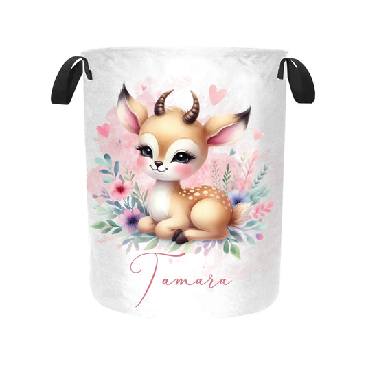 Laundry Basket Personalised Deer