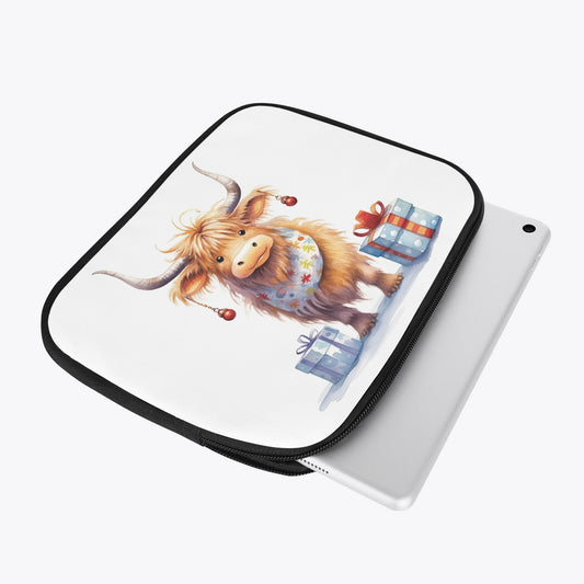 Tablet Sleeve - Highland Cow, awd-559