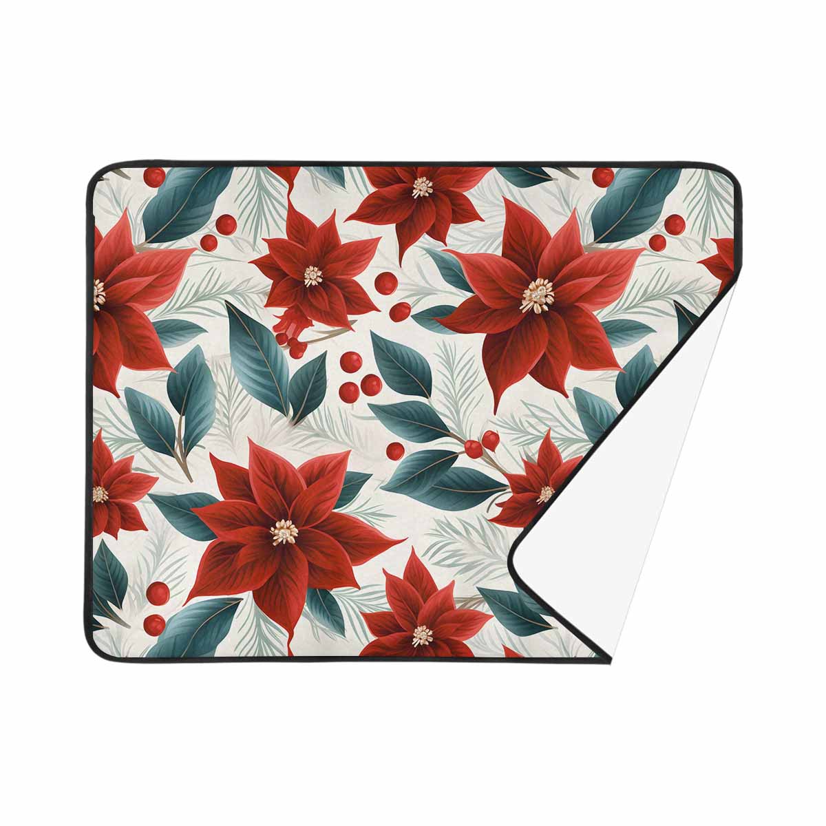 Christmas Red Poinsettia[  Beach Mats 78"x 60"