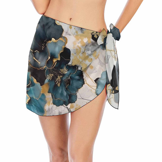 Alcohol Ink 3  Women's Beach Sarong Wrap