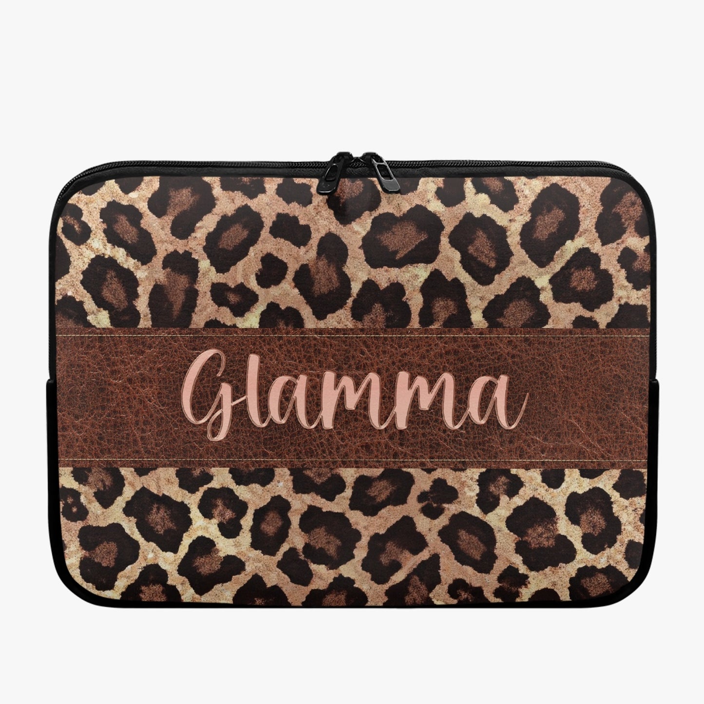 Laptop Sleeve - without handles - Leopard Print - Glamma