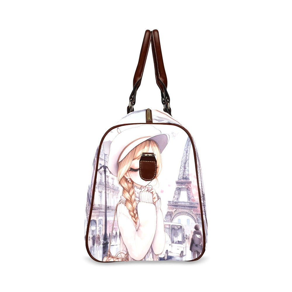 Just a Girl Who Loves Travelling 1 Waterproof Travel Bag/Small (Model 1639)