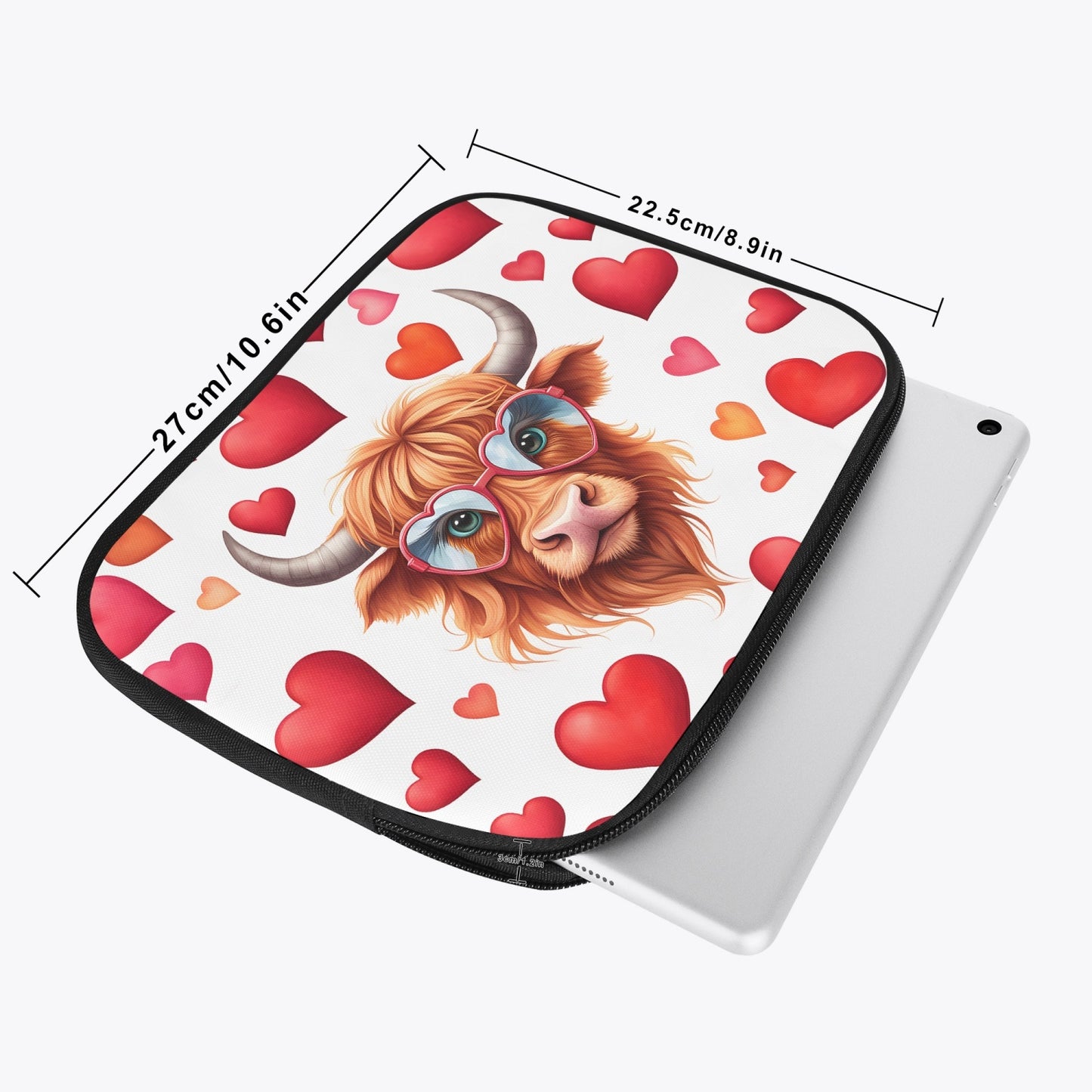 Tablet Sleeve - Highland Cow