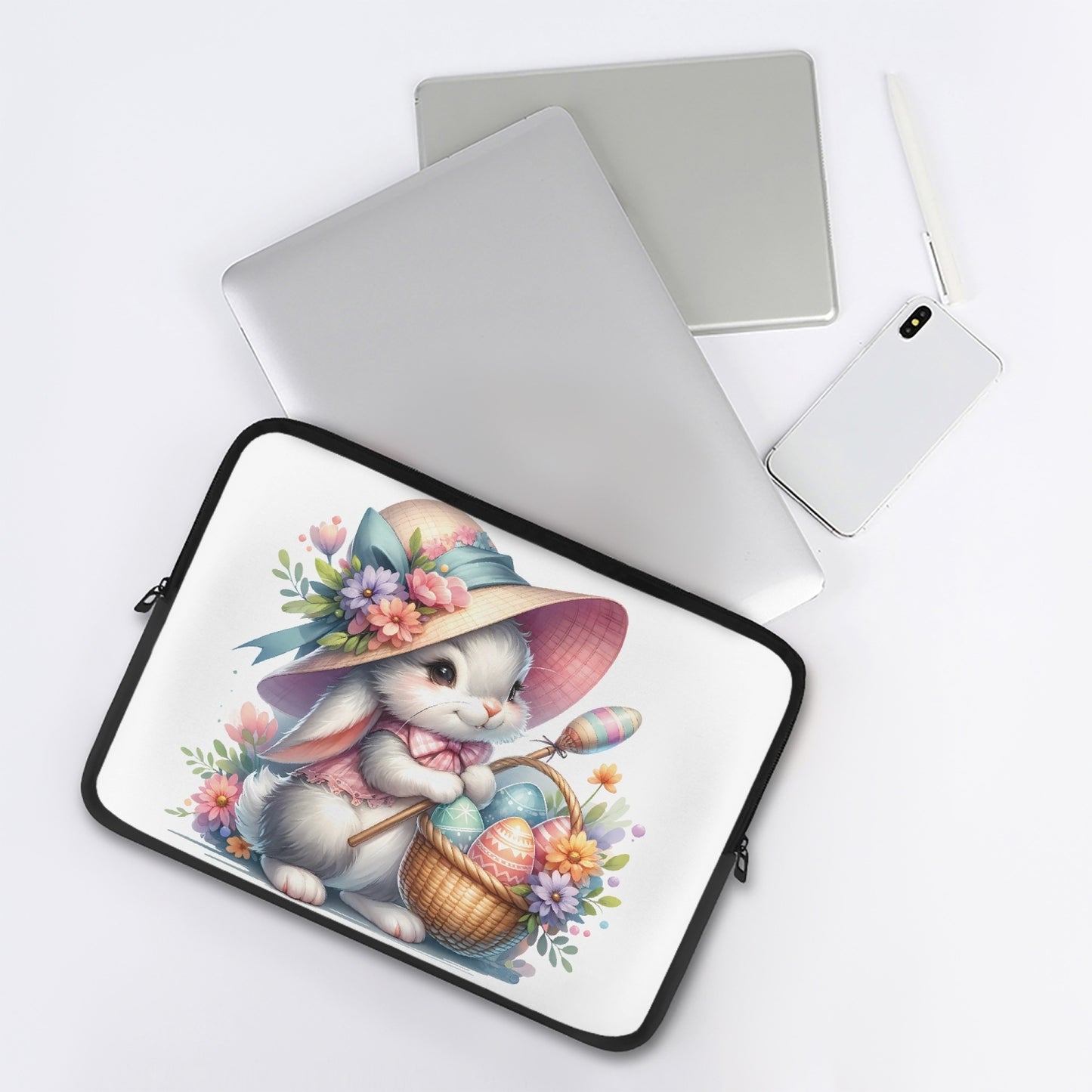 Laptop Sleeve - without handles Easter Bunny