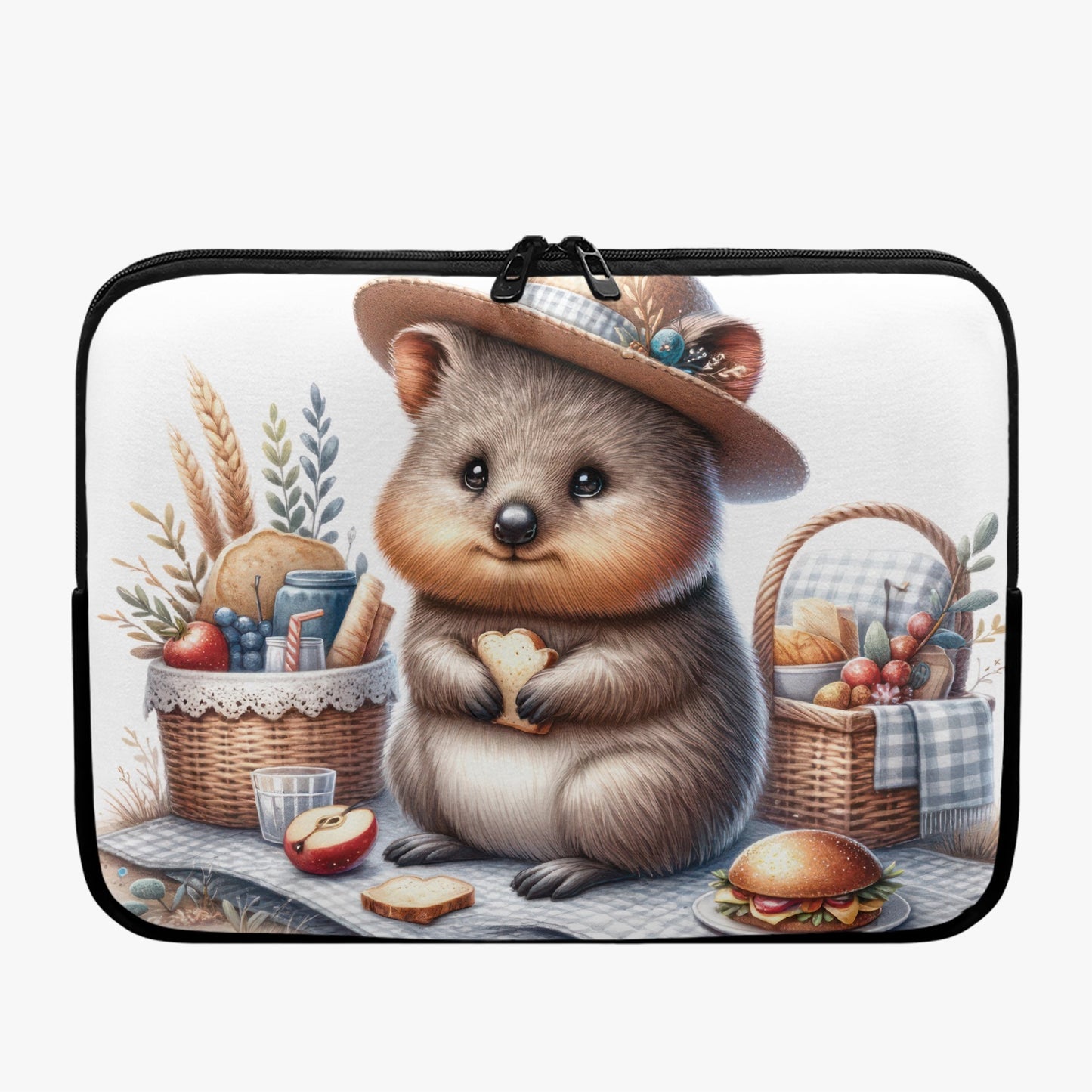 Laptop Sleeve - without handles - Australian Animals - Quokka