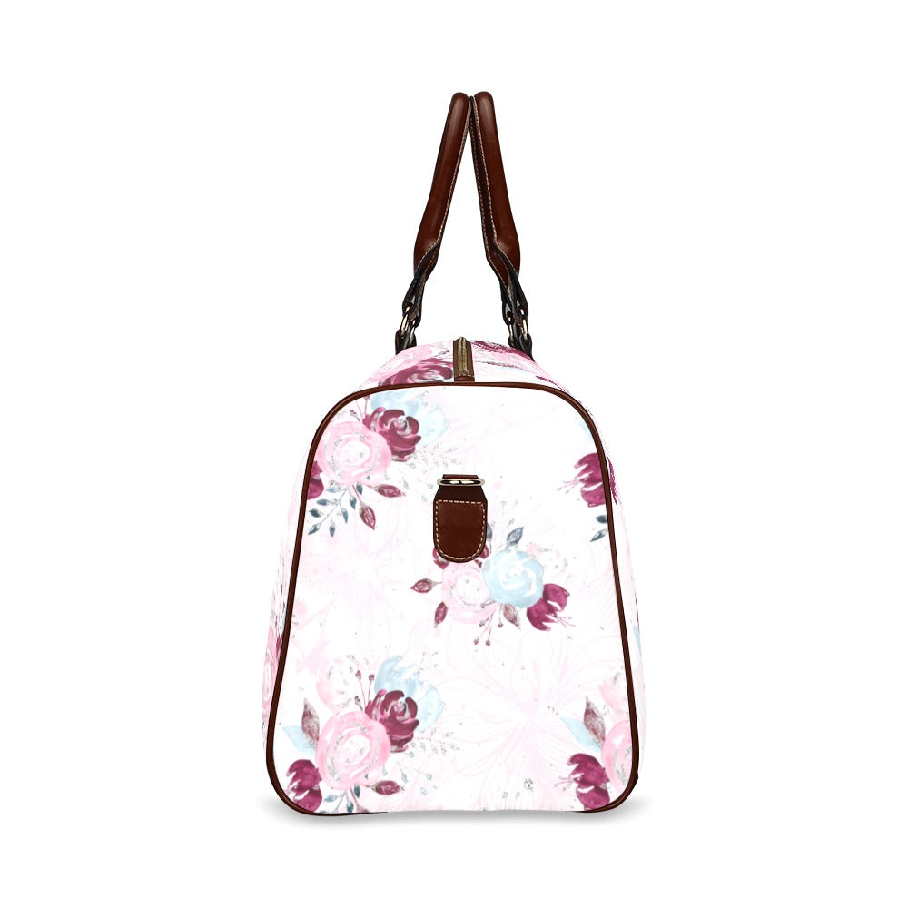 Roses Waterproof Travel Bag/Small (Model 1639)
