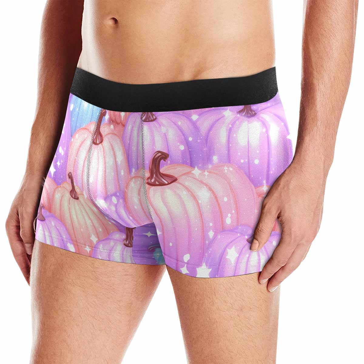 Pastel Pumpkin AUS Men's Boxer Briefs (Made In AUS)