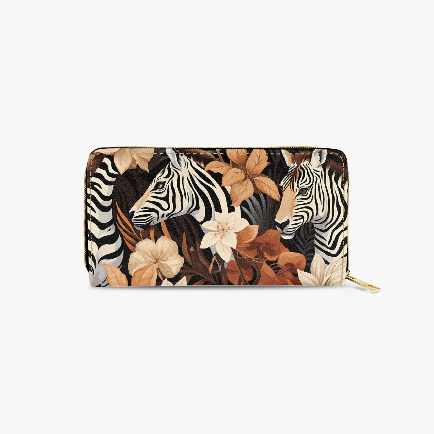 Long Type Zipper Purse - Zebra