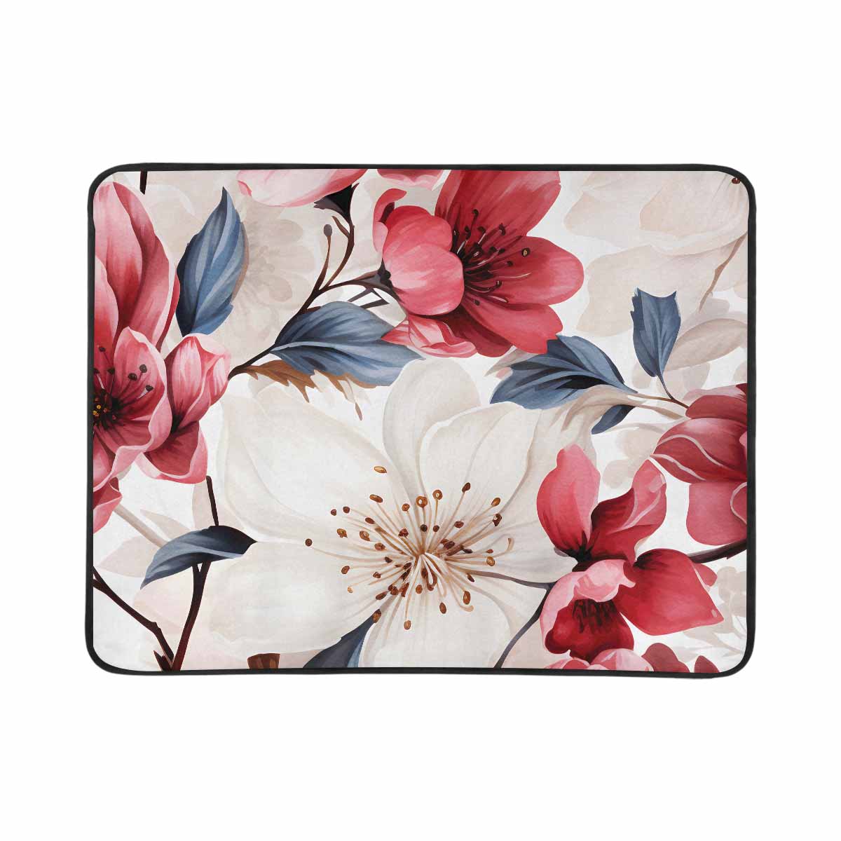 Pink Floral  Beach Mats 78"x 60"