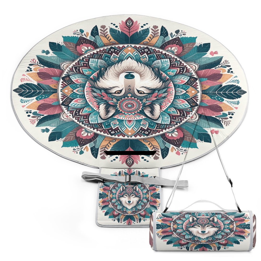 Round Picnic Mat Round outdoor picnic mat