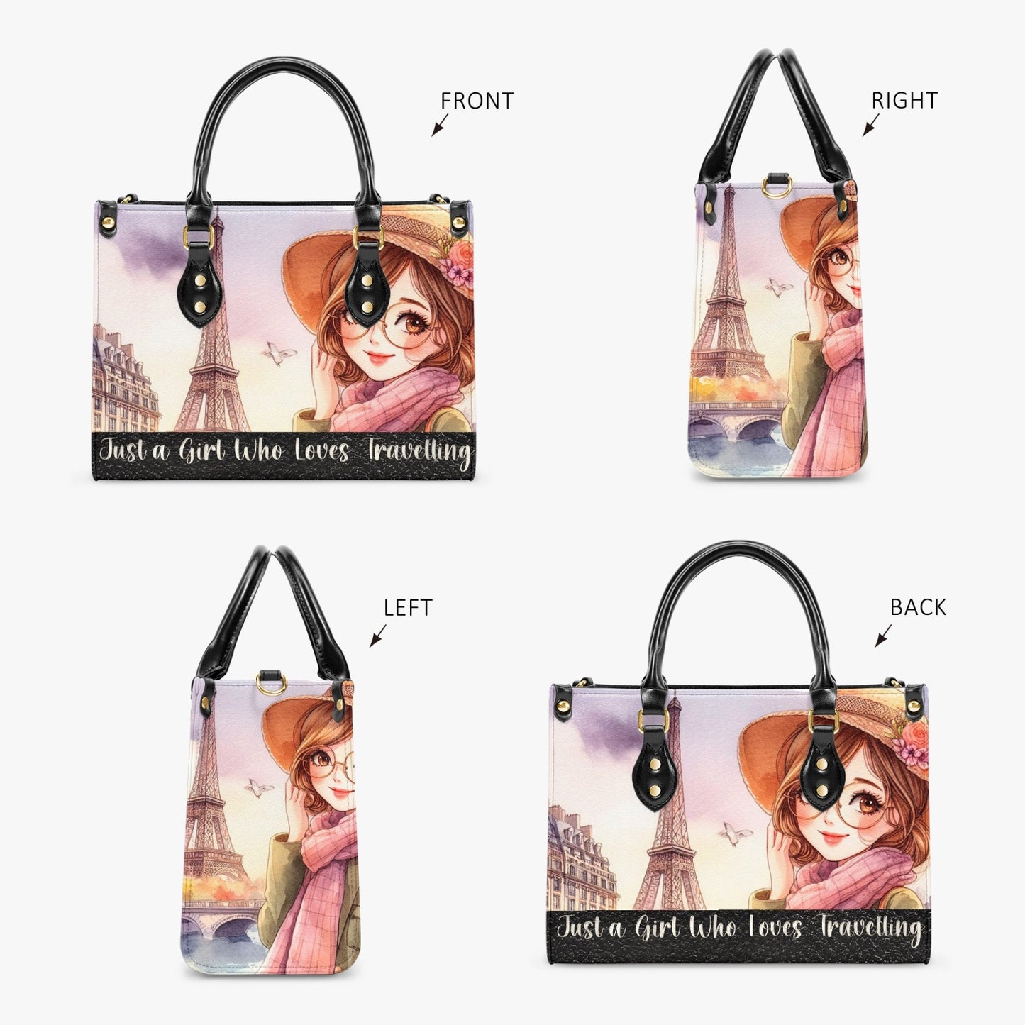 Women's Tote Bag - Just a Girl Who Loves Travelling