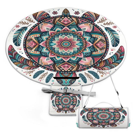 Round Picnic Mat Round outdoor picnic mat