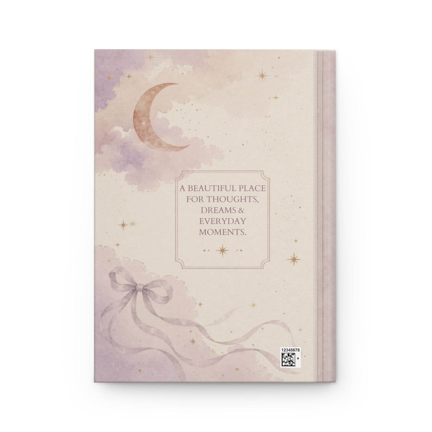 Personalized Matte Journal, Custom Hardcover Diary, Celestial Themed Notebook, Thoughtful Gift for Writers, Unique Journal Gift